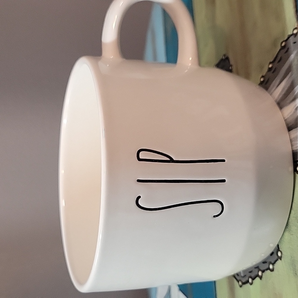 Rae Dunn White Ceramic Mug - SIP